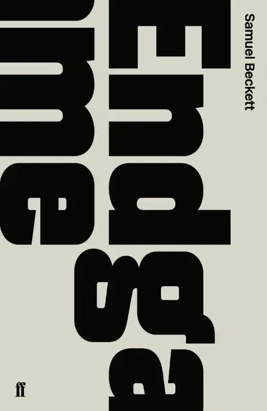 Beige boekomslag met zwarte lettertypen met de titel Endgame en auteur Samuel Beckett