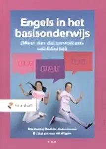 Promotionele poster van engels in het basisonderwijs door hsk met marianne bodde-alderlieste en sociale wetenschappen