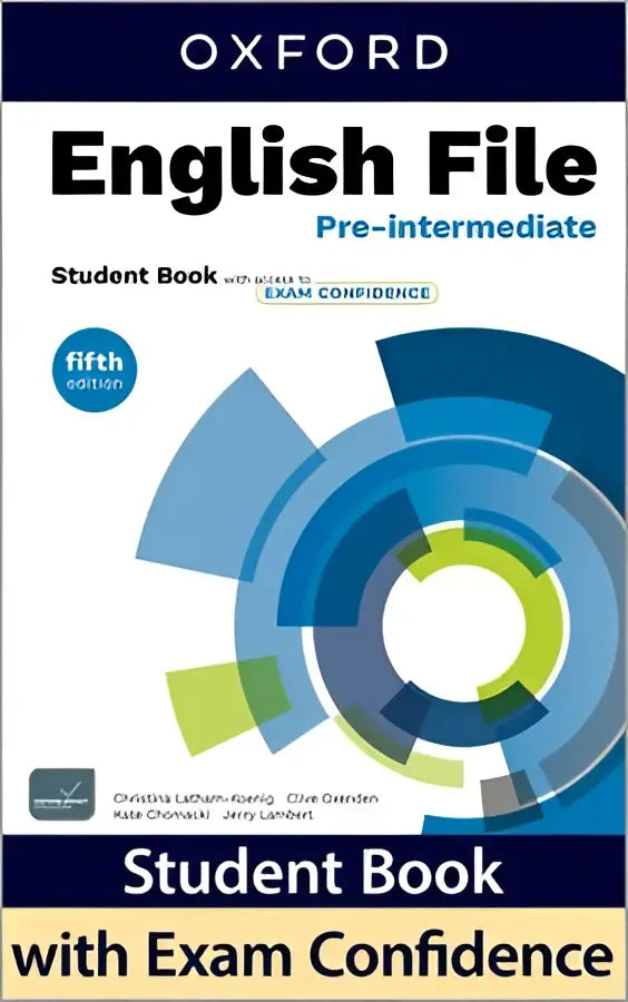 Oxford english file pre-intermediate student book 5th edition with exam booster for confident exam preparation