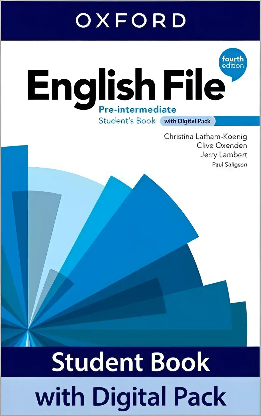 Engels File pre-intermediate student book and digital pack vierde editie inclusief toegang tot e-book en werkboek