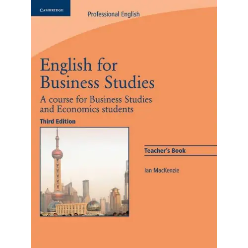 English for business studies 3rd edition teacher’s book - english for business studies 3rd edition teacher’s book - boek