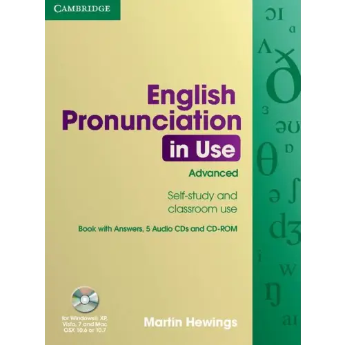 English pronunciation in use - advanced book + cd-rom + audio-cd’s (4x) - english pronunciation in use - advanced book