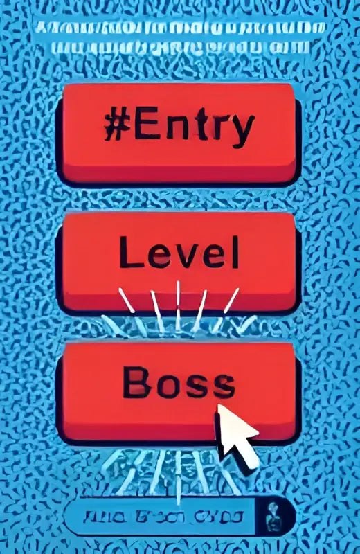 Rood knopje met het woord boss uit de entrylevelboss gids voor het vinden en krijgen van een baan die je leuk vindt