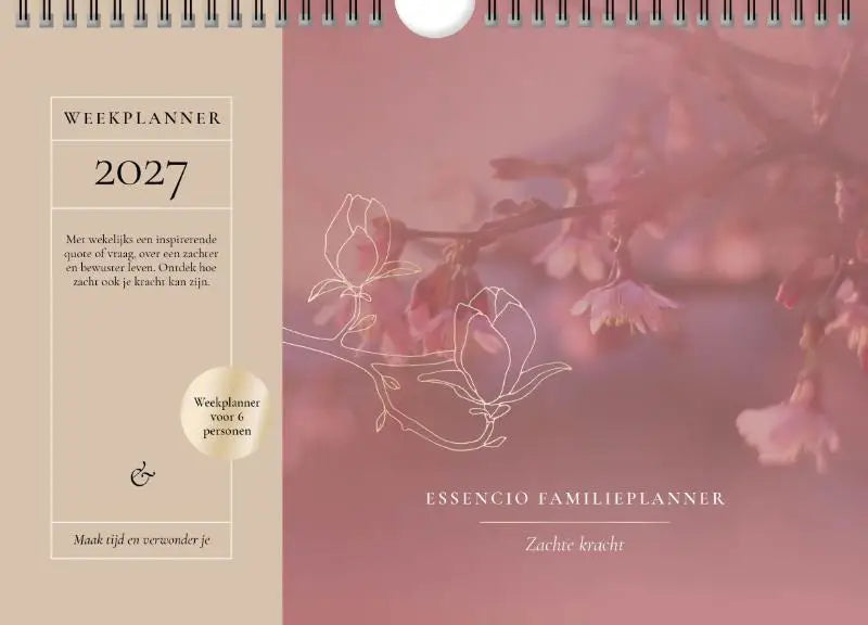Essencio Familieplanner 2027 - Zachte kracht