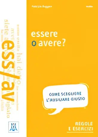 Essere o avere? - essere o avere? - boek