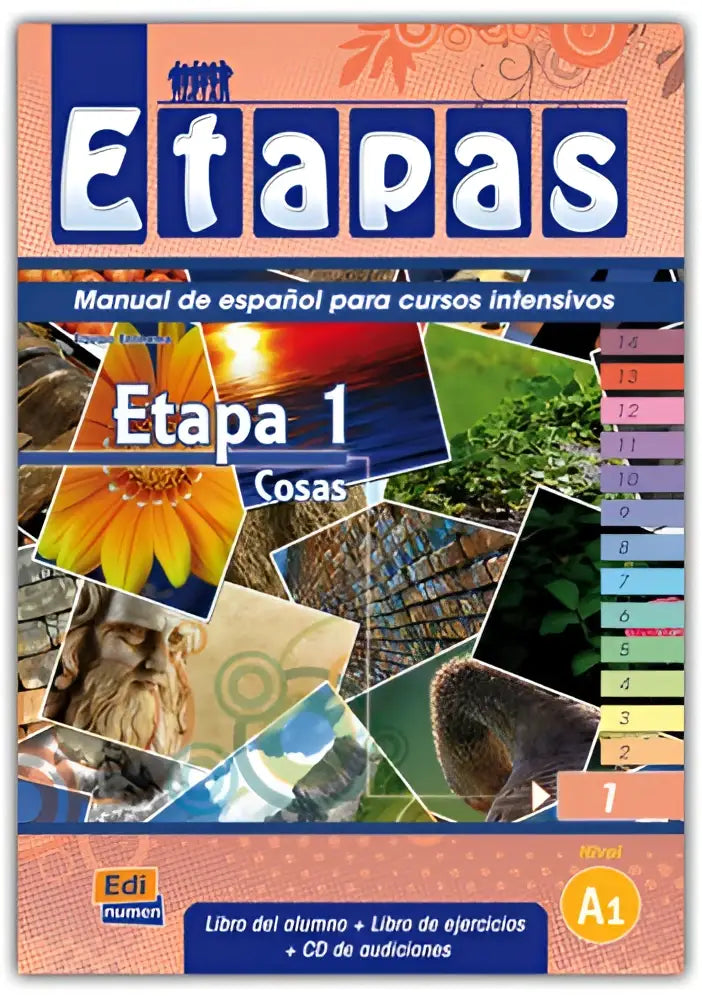 Etapas 1 - cosas libro de alumno/ejercicios + cd-audio - etapas 1 - cosas libro de alumno/ejercicios + cd-audio - boek