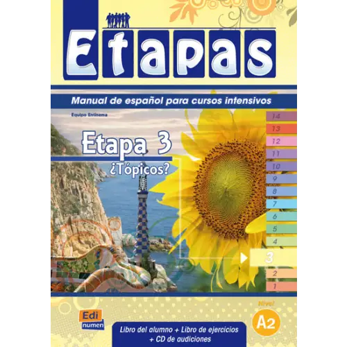 Etapas 3 - ¿tópicos? Libro de alumno/ejercicios + cd-audio - etapas 3 - ¿tópicos? Libro de alumno/ejercicios + cd-audio