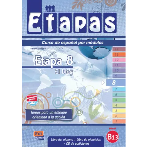 Etapas 8 - el blog libro del alumno/ejercicios + cd-audio - etapas 8 - el blog libro del alumno/ejercicios + cd-audio