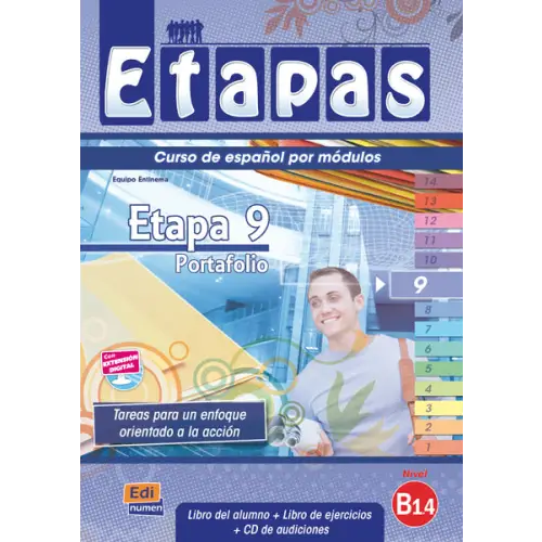 Etapas 9 - portfolio libro del alumno/ejercicios + cd-audio - etapas 9 - portfolio libro del alumno/ejercicios