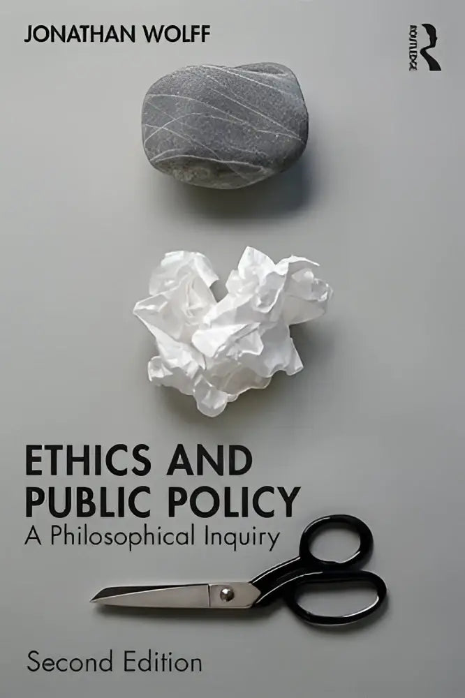 De boekomslag van ethics and public policy een filosofisch onderzoek door jonathan wolff tweede editie over public policy en ethics and