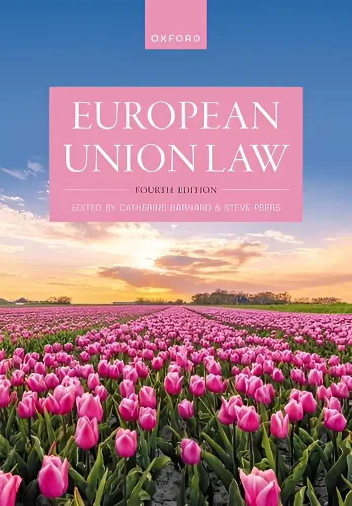 Roze hardcoverboek european union law vierde editie bewerkt door catherine barnard en steve peers over european union law