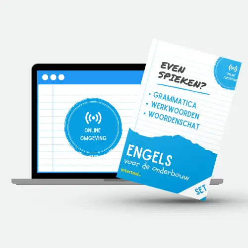Dutch taalleermaterialen voor onderbouw, onderdeel van Even spieken Engels set