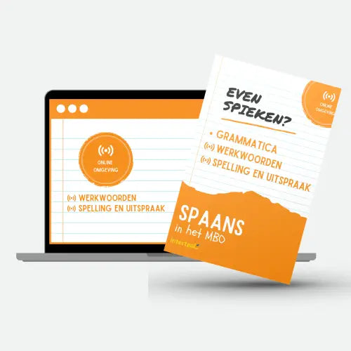 Spaans leermaterialen voor mbo in de set Even spieken Spaans in het MBO