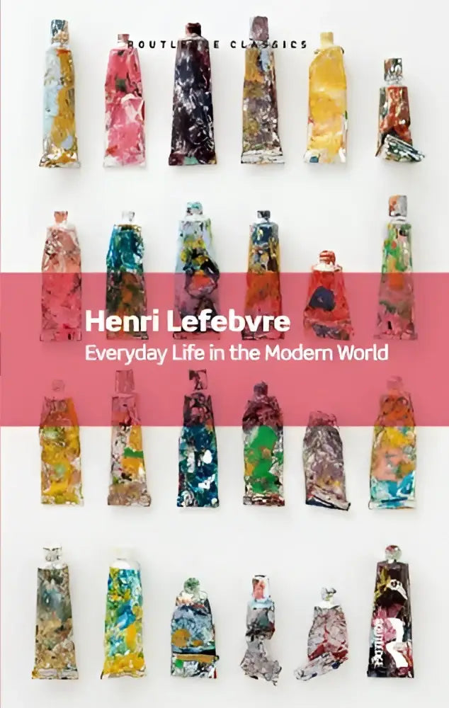 A vibrant collection of paint tubes with colorful textured splatters illustrating everyday life in the modern world