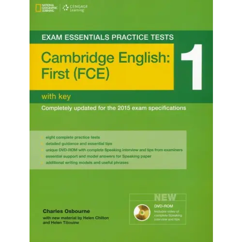 Exam essentials: cambridge first practice tests 1 book without key + dvd-rom - exam essentials: cambridge first