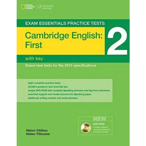 Exam essentials: cambridge first practice tests 2 book with key + dvd-rom - exam essentials: cambridge first practice