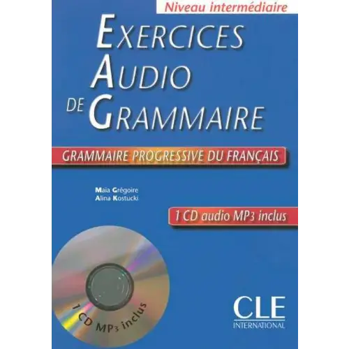 Exercices audio de la grammaire progressive - intermédiare livre + cd-mp3 - exercices audio de la grammaire progressive