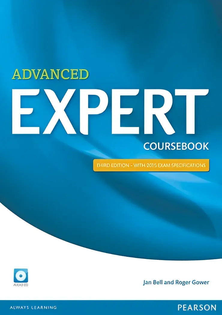 Blauw en wit expert advanced 3rd edition coursebook van pearson met cd en exameneisen 2015