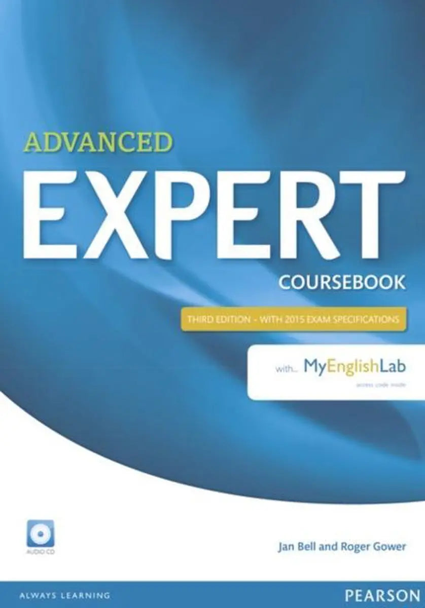 Expert advanced coursebook + audio-cd + myenglishlab pack - expert advanced coursebook + audio-cd + myenglishlab pack