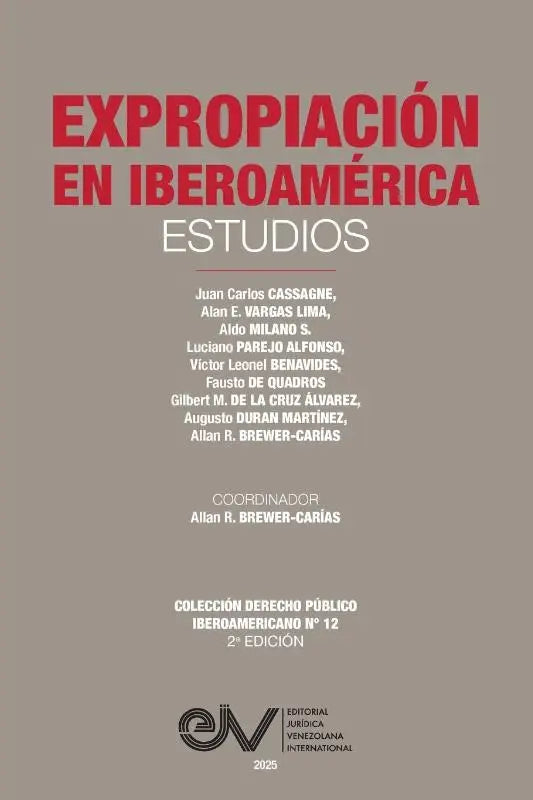 EXPROPIACIÓN EN IBEROAMÉRICA. Estudios