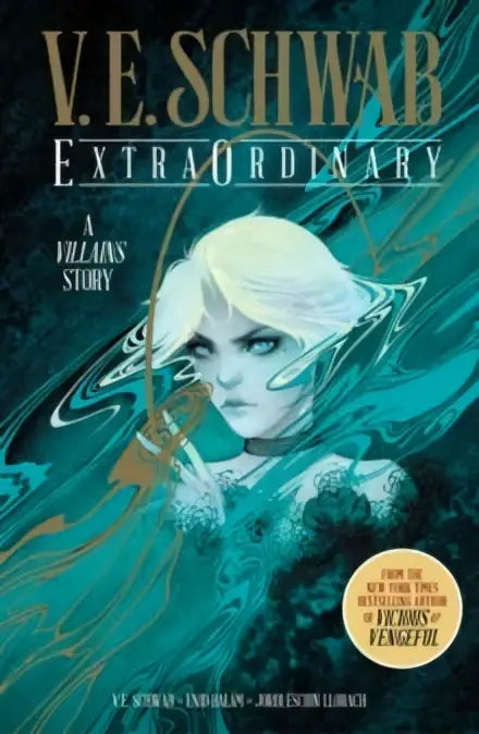 De omslag van extraordinary signed edition door v.e. schwab met eli ever en the heart als thema