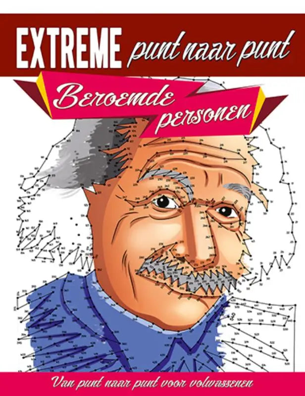 Cartoonillustratie van albert einstein met grijs haar en blauwe overhemd voor extreme punt punt beroemde personen adult puzzle