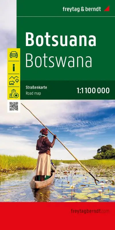F&B Wegenkaart Botswana - wegenkaart 1:100.000