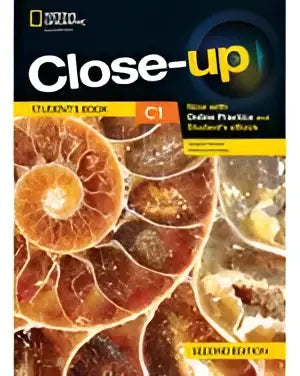 Detailopname ammonietfossiel in National Geographic Close-up Students Book 2