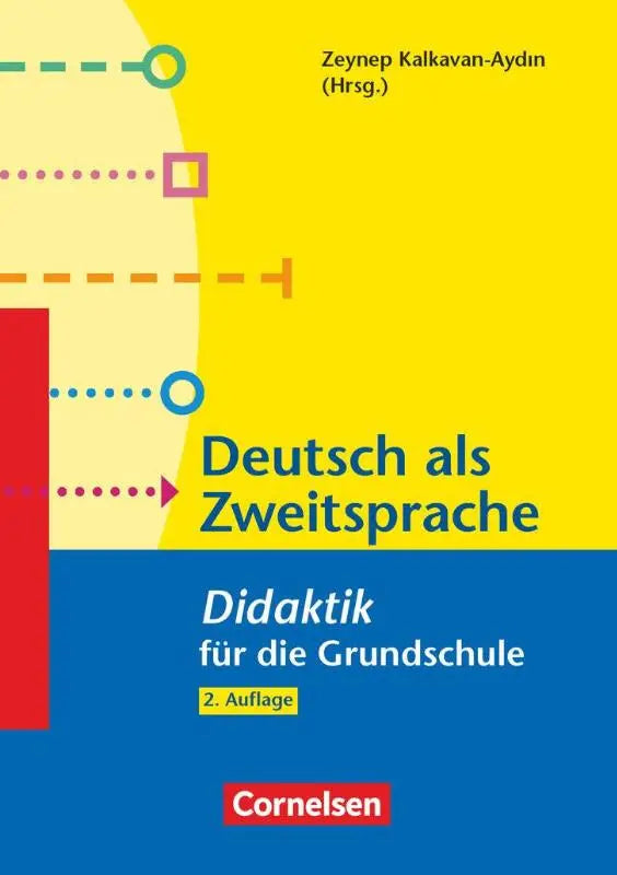 Heldere gele en blauwe boekomslag fachdidaktik grundschule deutsch als zweitsprache van zeynep kalkavan-aydin voor leerkrachten grundschule