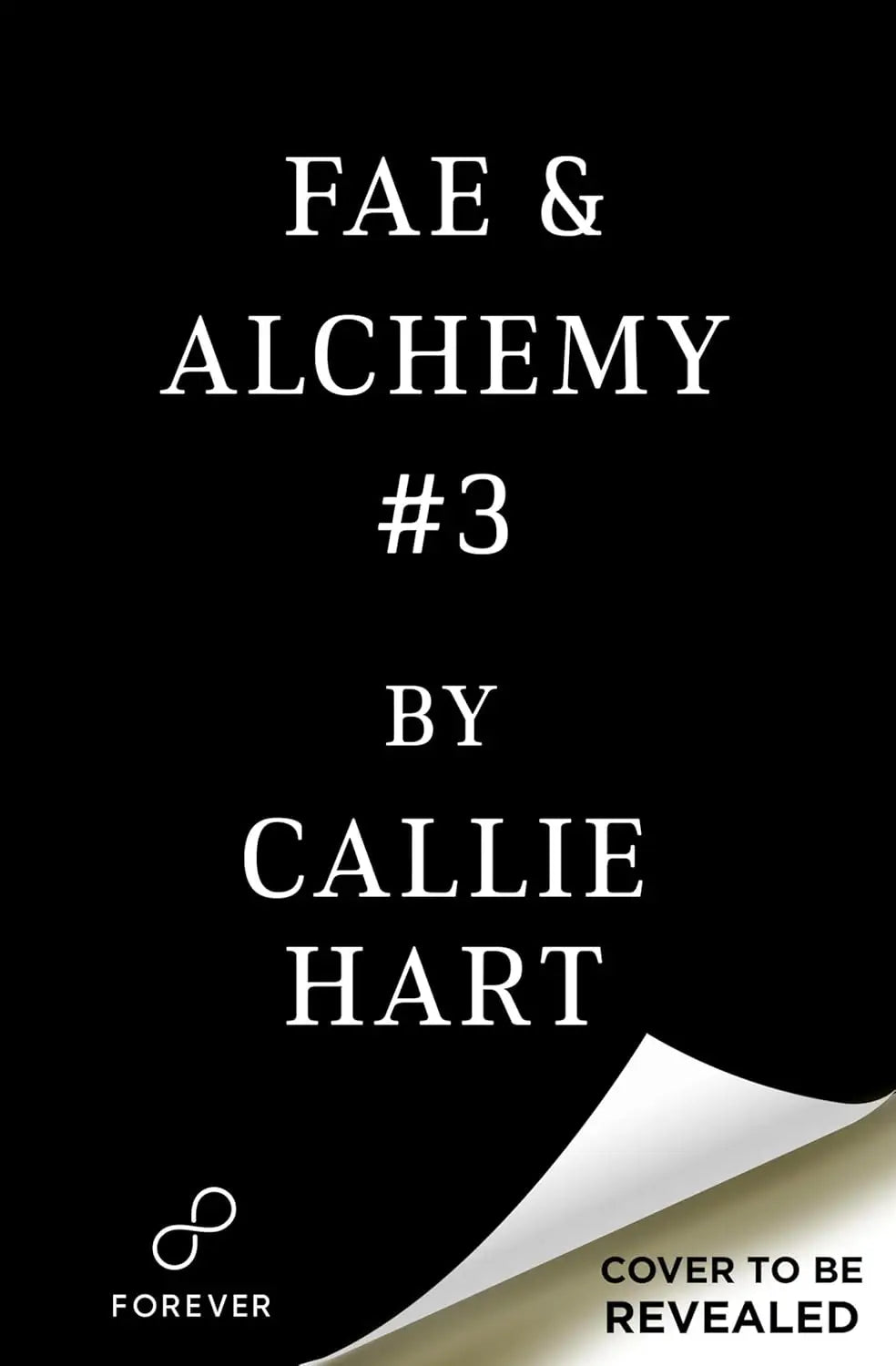 Black alchemy book cover with white text fae and alchemy 3 by callie hart deluxe limited edition