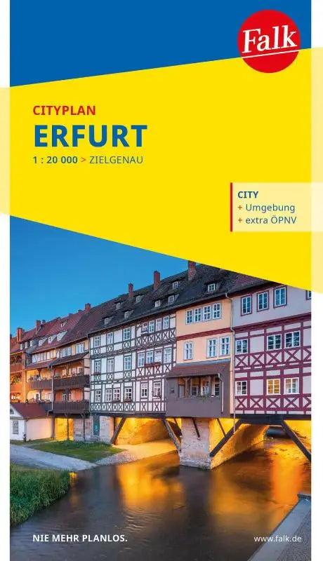 Falk Cityplan Erfurt 1:20.000