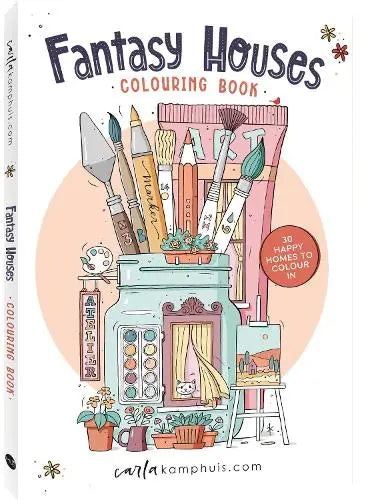 Fantasy Houses - 30 Happy homes to colour in