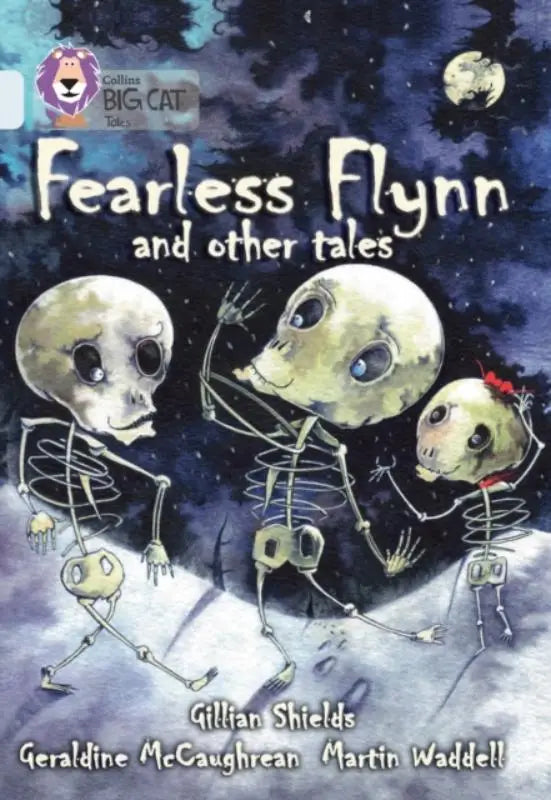 De omslag van het kinderboek fearless flynn and other tales door gillian shields, geraldine mccaughrean en martin waddell