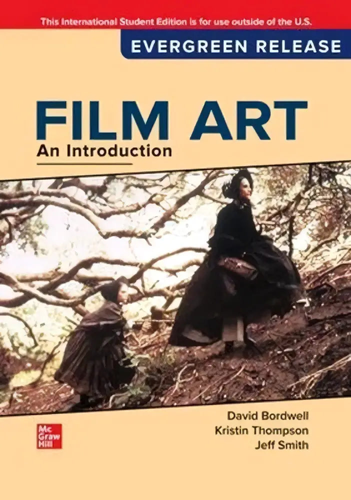De boekcover van film art an introduction ise toont de titel in blauw en zwart met een sepiafoto van twee figuren in periode kleding