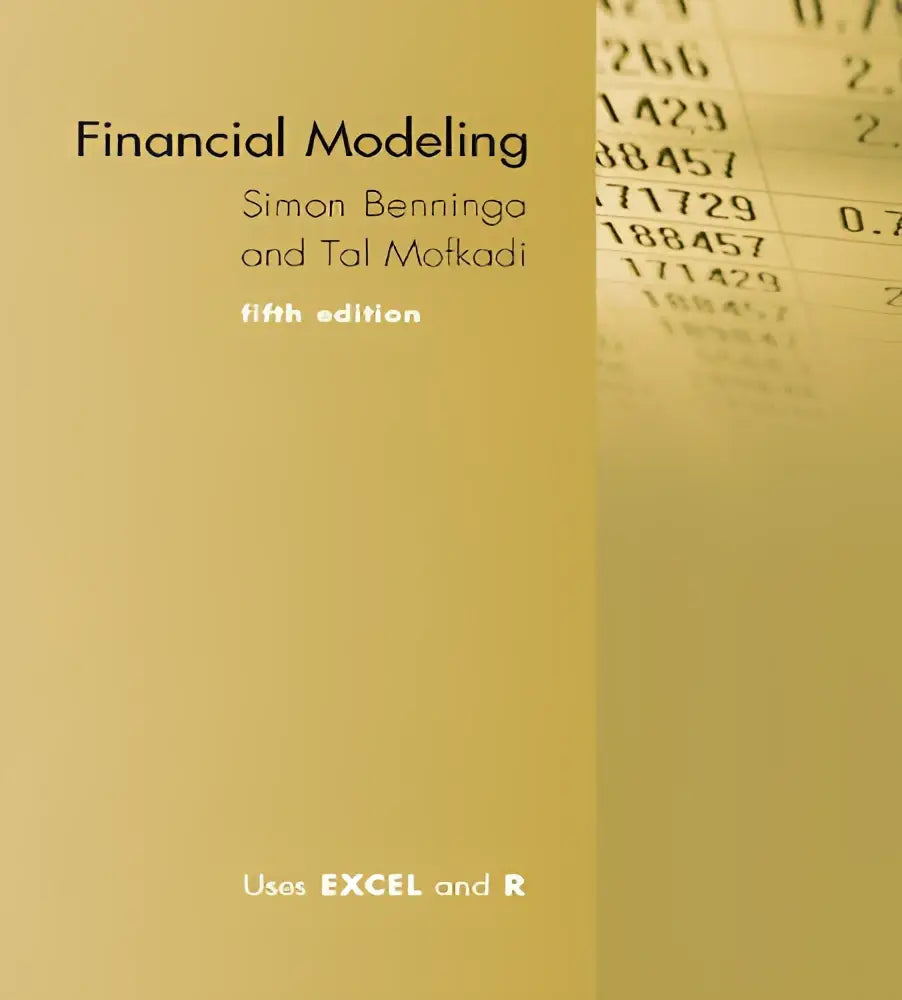 Het boek financial modeling vijfde editie door simon benninga en tal morikadi bevat essentiële financiële modellen