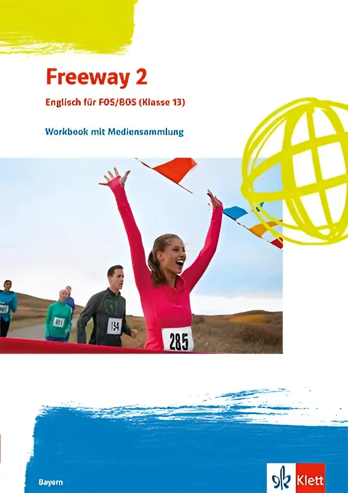 De cover van het freeway 2 workbook mit mediensammlung toont een vrouw in roze hardloopoutfit bij een buitenrace