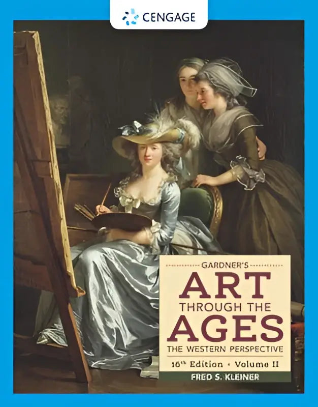 De boekomslag van gardners art through the ages volume ii toont een klassieke schilderij van drie vrouwen in de western perspective
