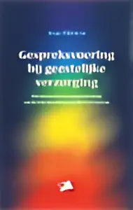 Het boek gespreksvoering bij geestelijke verzorging toont een cover met zwarte tekst op oranje-geel verloop koninklijke boom