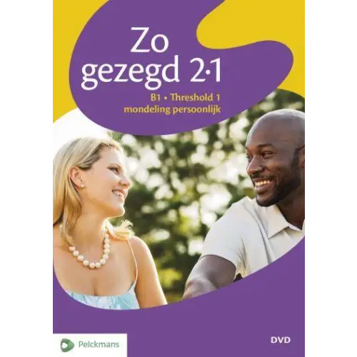 Zo gezegd 2.1 threshold 1 mondeling persoonlijk dvd - zo gezegd 2.1 threshold 1 mondeling persoonlijk dvd - boek
