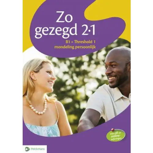 Zo gezegd 2.1 threshold 1 mondeling & schriftelijk persoonlijk leerwerkboeken (set) - zo gezegd 2.1 threshold 1