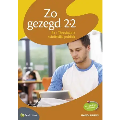 Zo gezegd 2.2 threshold 2 schriftelijk publiek handleiding - zo gezegd 2.2 threshold 2 schriftelijk publiek handleiding