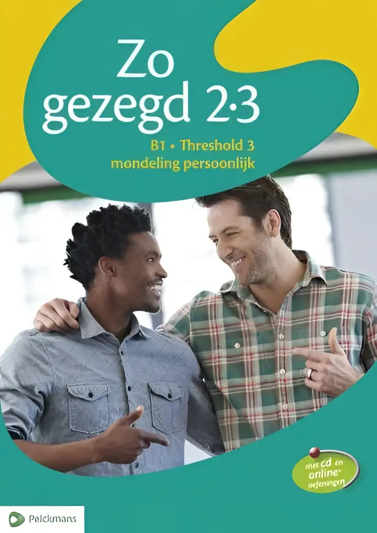 Zo gezegd 2.3 threshold 3 mondeling & schriftelijk persoonlijk leerwerkboek (set) - zo gezegd 2.3 threshold 3 mondeling