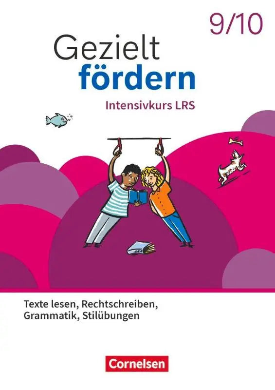 Cover of gezielt fördern lern- und Übungshefte deutsch for grade 9/10 by cornelsen for intensive language learning