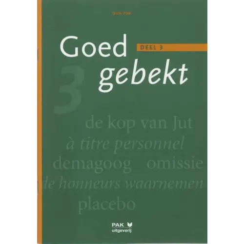Goed gebekt 3 - goed gebekt 3 - boek