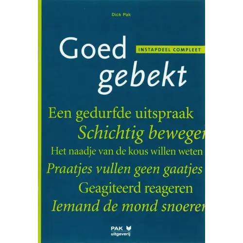 Goed gebekt: instapdeel - goed gebekt: instapdeel - boek