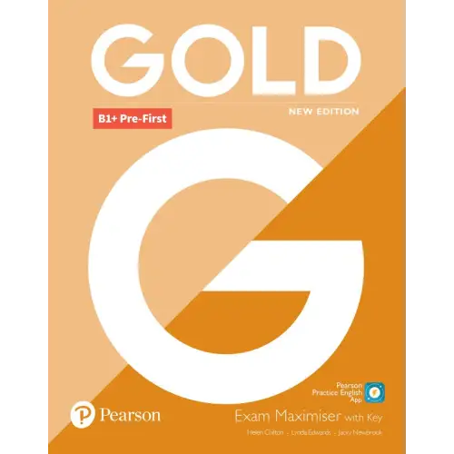 Gold b1 + pre-first new edition exam maximiser with key - gold b1 + pre-first new edition exam maximiser with key - boek