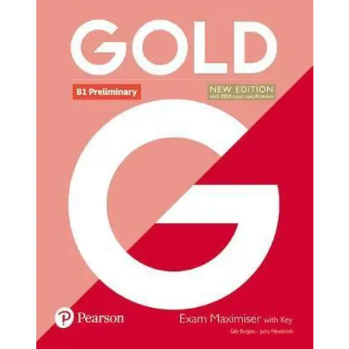 Gold b1 preliminary exam maximiser with key - gold b1 preliminary exam maximiser with key - boek