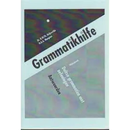 Grammatikhilfe antwoorden - grammatikhilfe antwoorden - boek