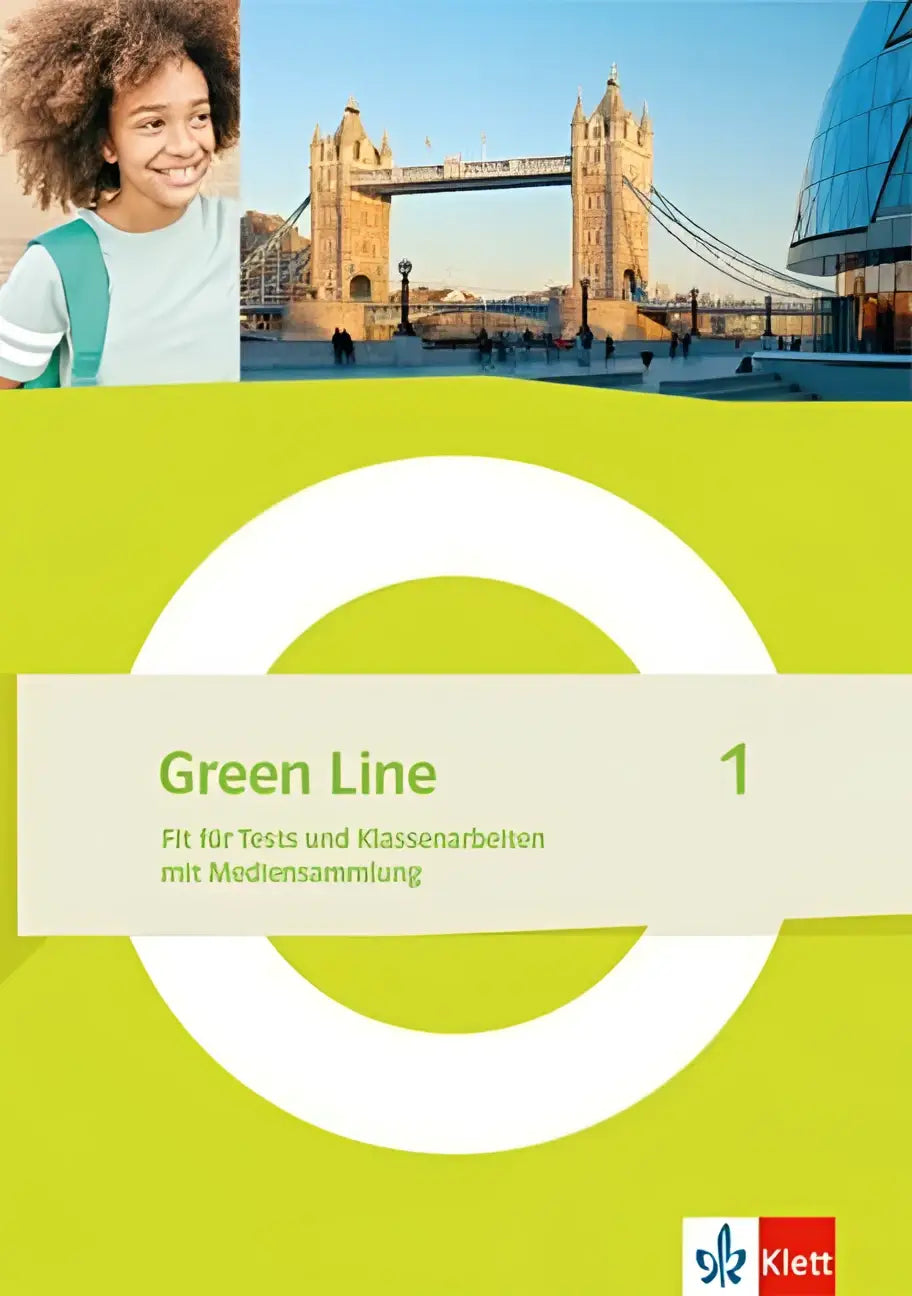 Green line 1 arbeitsheft mit lösungen und mediensammlung klasse 5 limegroen met witte cirkel en zwarte tekst