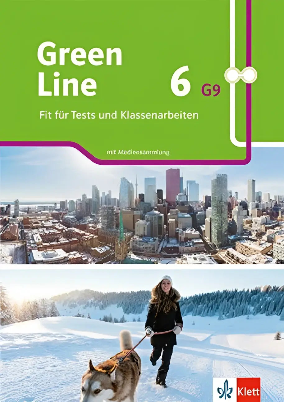 Green line 6 g9 arbeidsboek mit lösungen und mediensammlung mit grün-lila cover für tests und klassenarbeiten